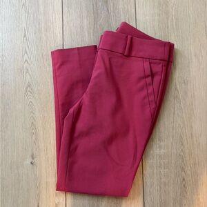 Women's Tailored Magenta Pants